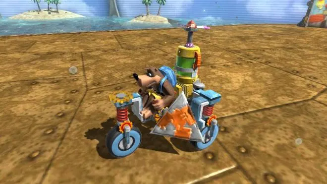 Banjo Kazooie in car nutty arces