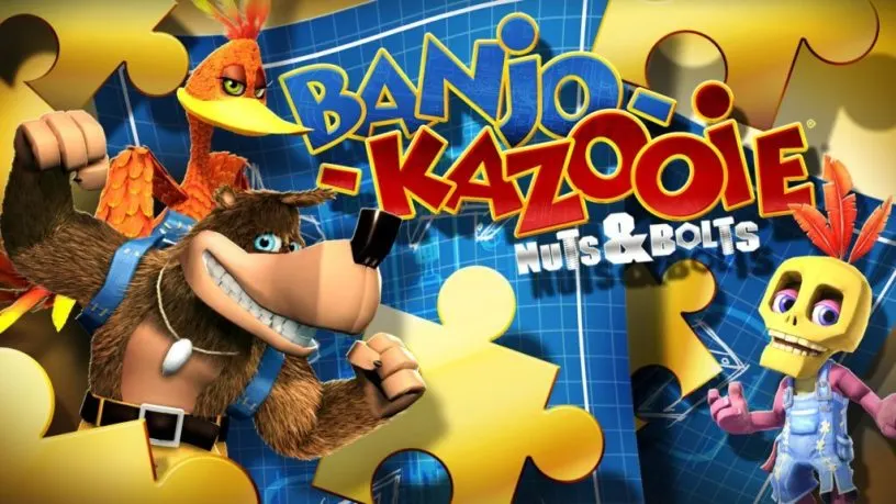 Banjo Kazooie Nuts & Bolts Title Art
