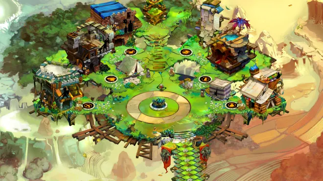 Bastion game village. 